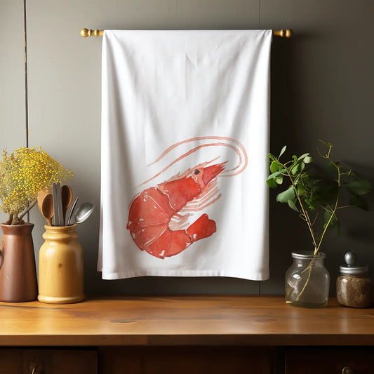 CS Shrimp kitchen towel