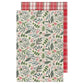 Bough & Berry Christmas Coordinated Dishtowels, Set of 2