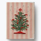 Tinsel tree embroidered photo album