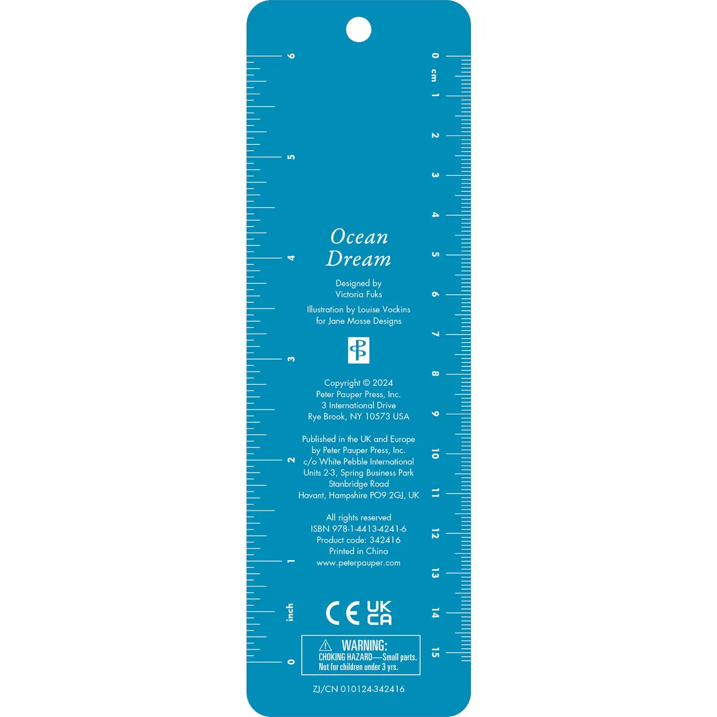 Beaded Ocean Dream bookmark