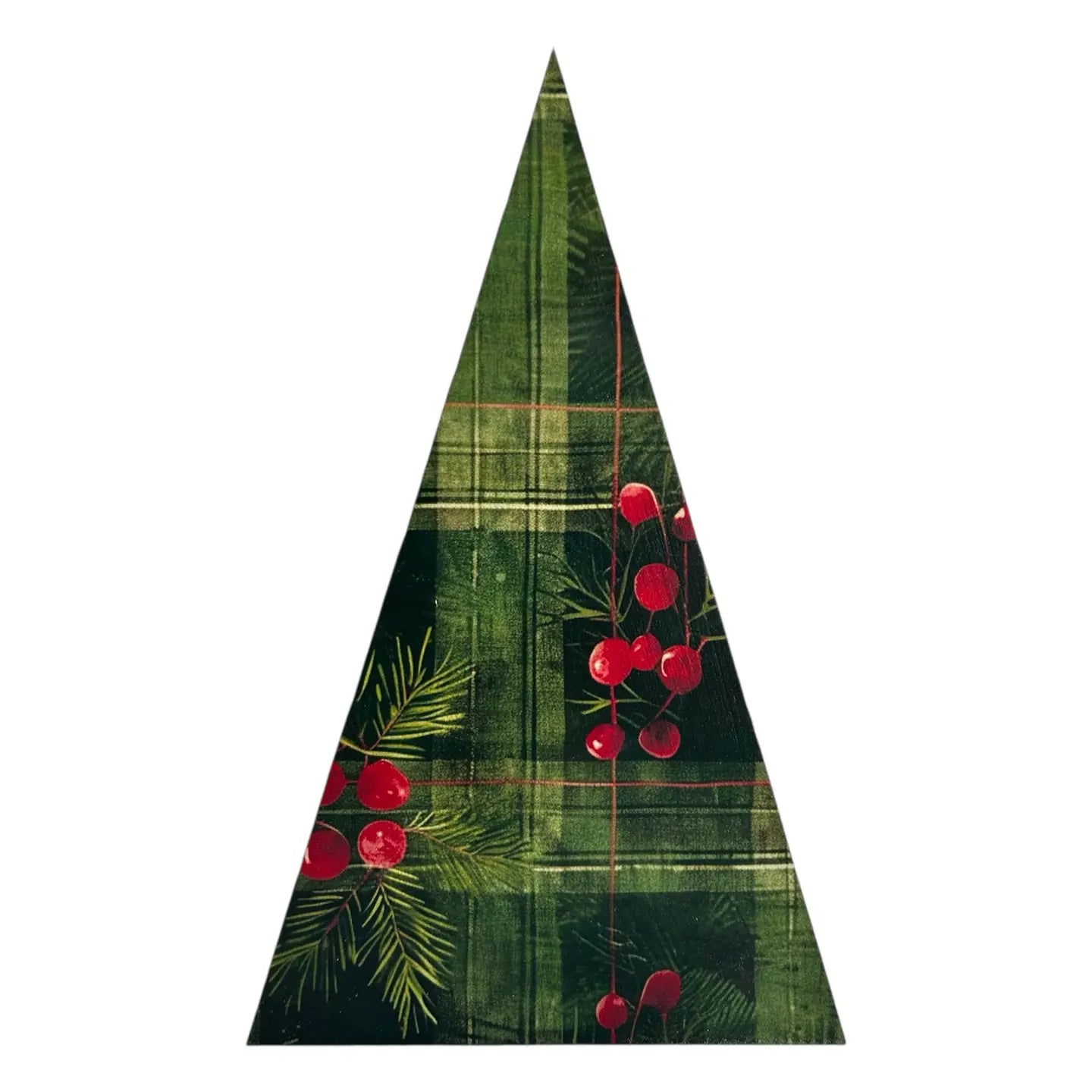 Farmhouse Wood Christmas Trees Flannel Christmas 2025