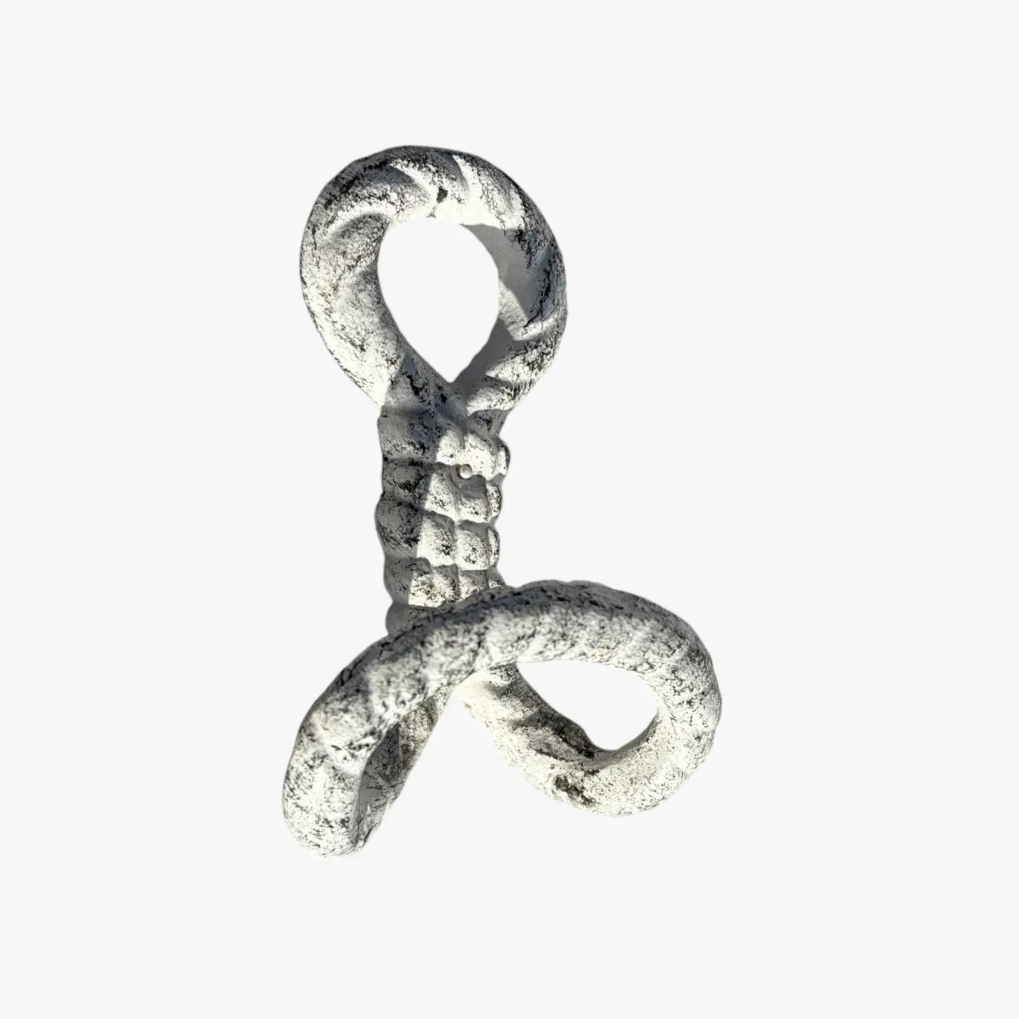 Nautical Rope Wall Hooks, Cast Iron Set of 2