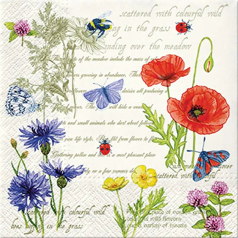 Large Vintage summer napkins