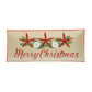 Merry Christmas Seaside Greetings Glass Platter