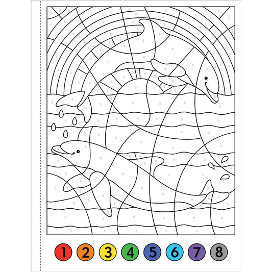 Color-by-Number! Under the Sea