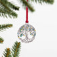 Snowbirds Ornament Solid Pewter Tree of Life