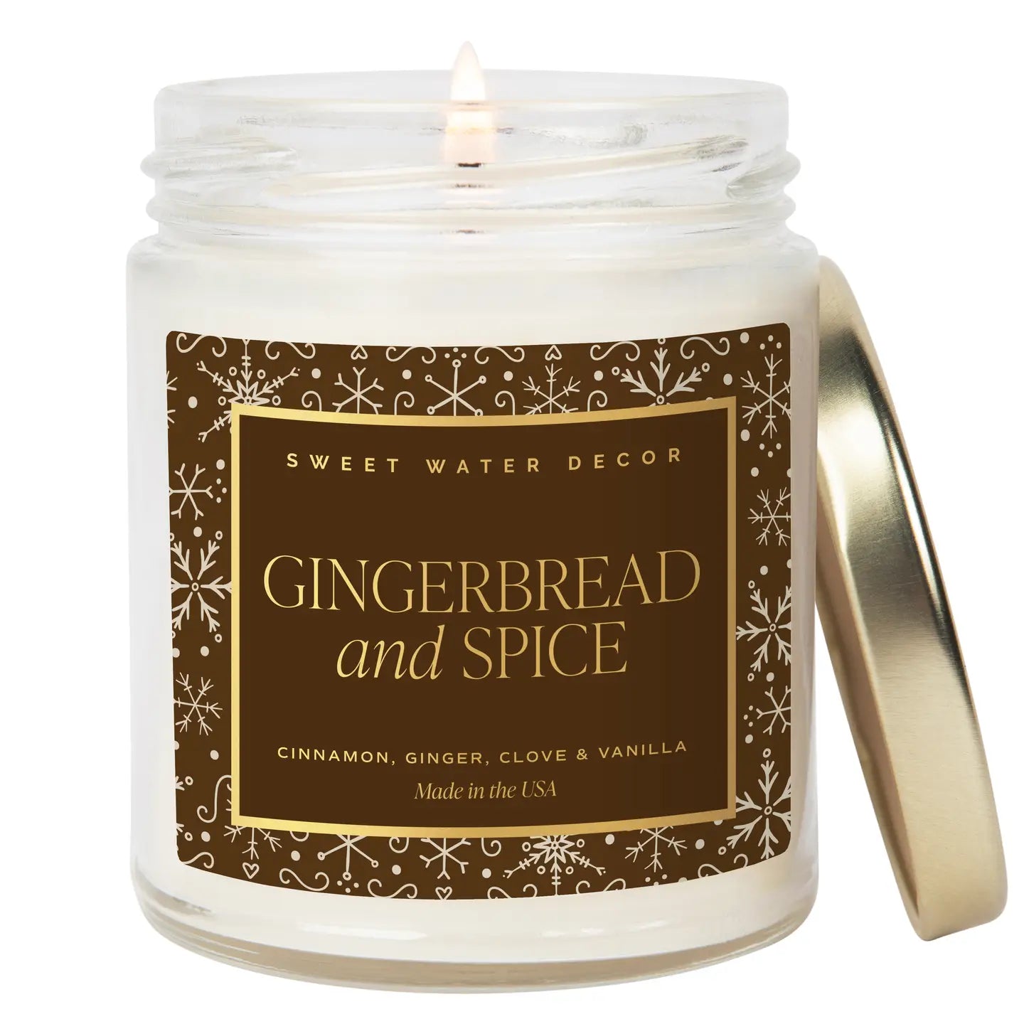 Candle, Gingerbread and Spice 9 oz Soy