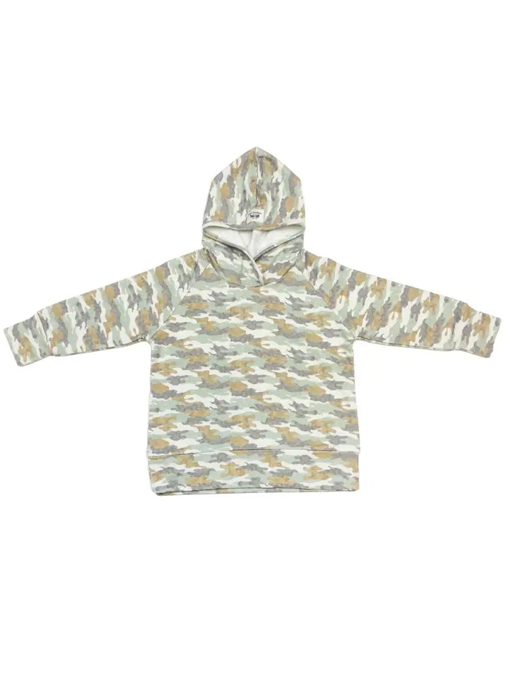 Faded Camo Hoodie Sweatshirt