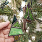 Stain Glassed Tree Ornament