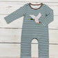 Baby Boy Stripe Duck Applique Romper