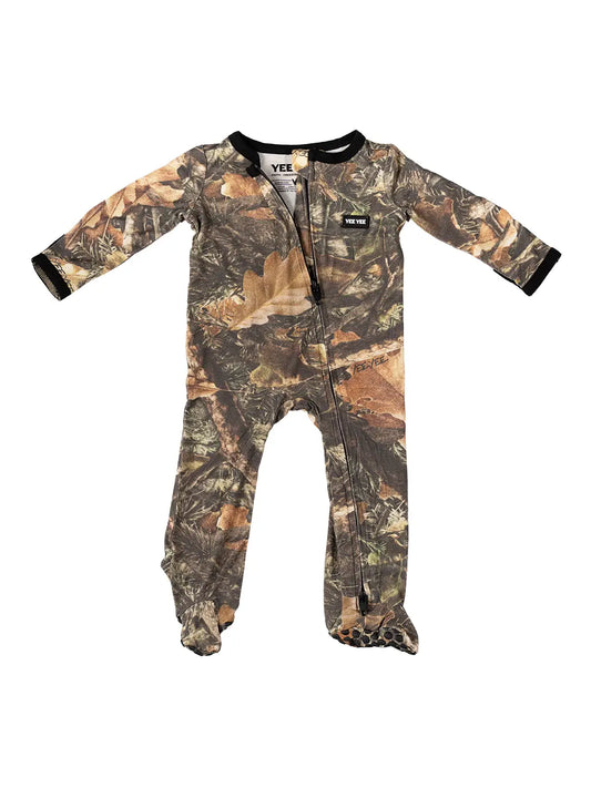Camo Bamboo Zip-Up Sleeper