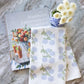 Hydrangeas, Organic Cotton Tea Towel