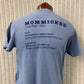Mommicked Tee SS, Washed Denim