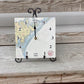 8" Marble Tide Clock, Beaufort to Cape Lookout