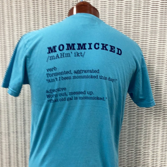 Mommicked Tee SS, Sapphire