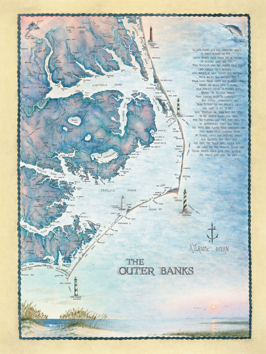 Outer Banks Waterways Map
