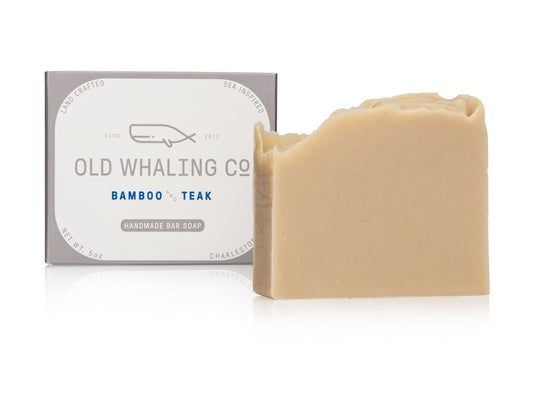 Bamboo + Teak Bar Soap, Old Whaling Company