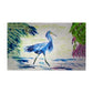 Blue Egret Door Mat