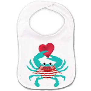 Lovey Crab Baby Bib