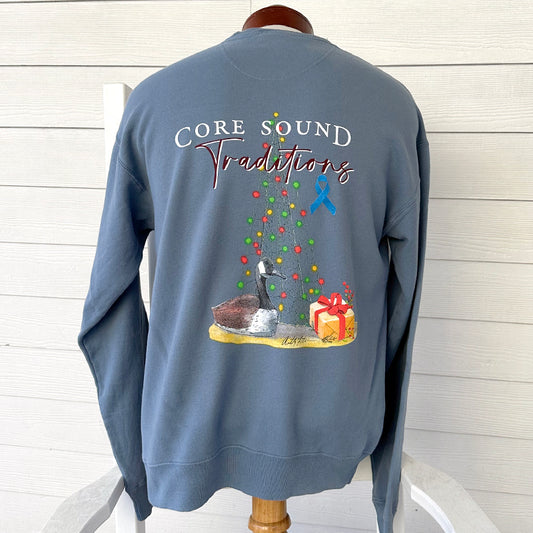 Core Sound Christmas Crew Sweatshirt Saltwater