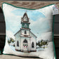 Portsmouth Church 12x12 Pillow