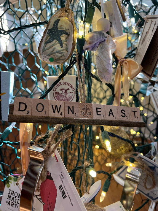 Down East Scrabble Ornament