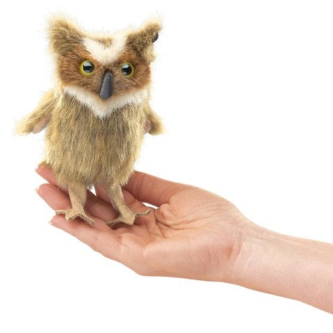 Mini Great Horned Owl Finger