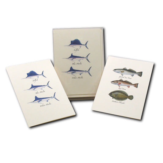 Saltwater Fish Boxed Note Asst. Cards