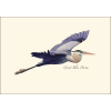 Great Blue Heron in Flight - Note Cards