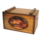 Old Fashioned Fishing Lures Wooden Storage Box