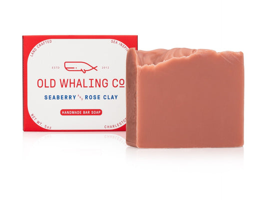 Seaberry + Rose Clay Bar Soap, Old Whaling Co.