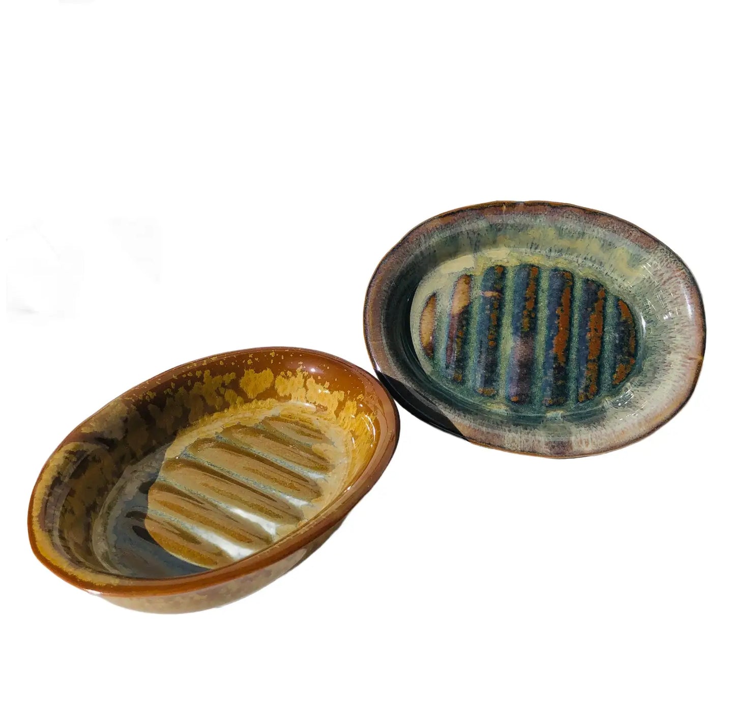 Soap Dish (Navy) Stoneware Pottery