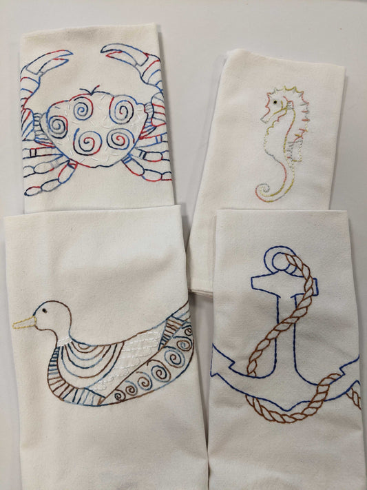 Tea Towels, locally made by Pizer Dog 17" x 25"