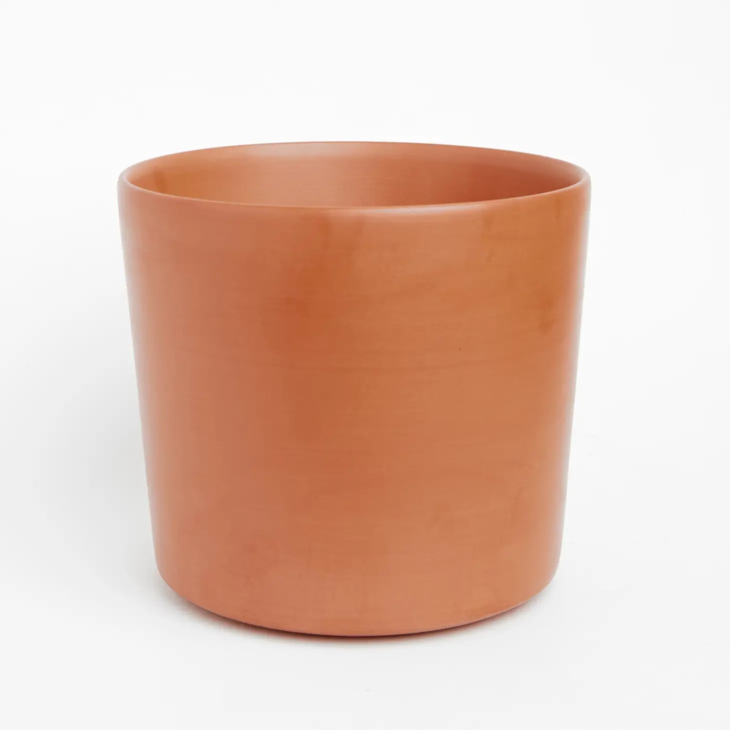 Reed Terracotta Clay Pot & Saucer