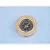 Brass Paperweight Compass w/Rosewood Box 3"
