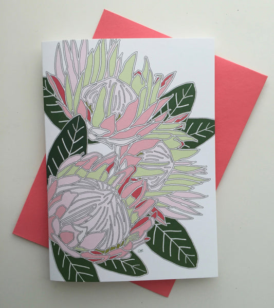 Note Card - Protea