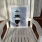 "The Lighthouse" by David A. Lawrence 1991, 12"x16" print