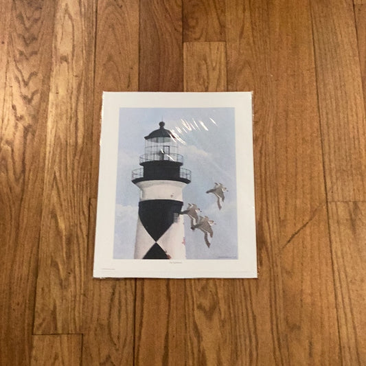 "The Lighthouse" by David A. Lawrence 1991, 12"x16" print