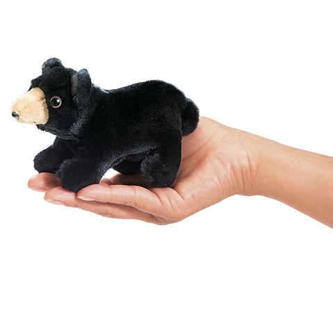 Mini Black Bear Puppet