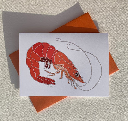 Note Card - Shrimp